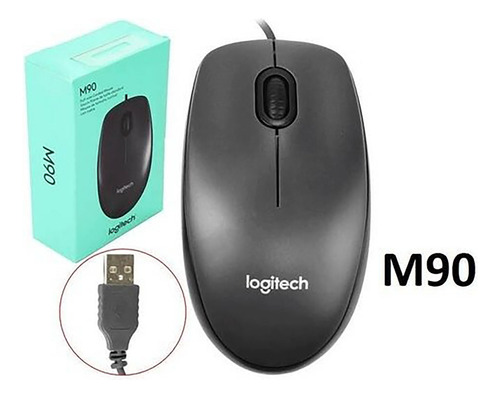 Mouses LOGITECH M90 WIRED USB BLACK (910-004053)