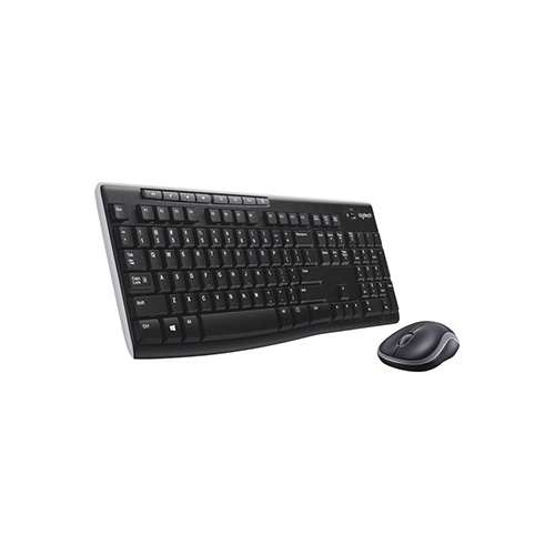 Teclado y Mouse Logitech MK270 Wireless Black (920-004432)