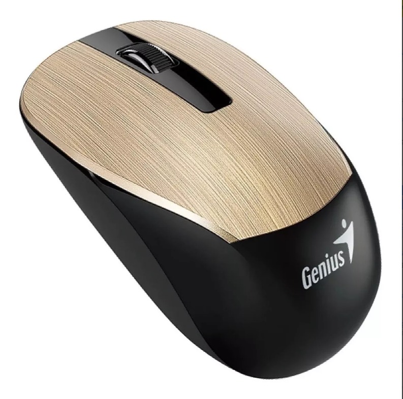 Mouses Genius Nx-7015 Wireless Negro Dorado