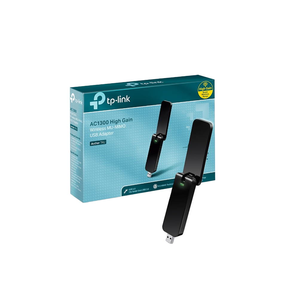 Placa de Red WiFi TP-Link USB (M) AC1300 (Archer T4U)