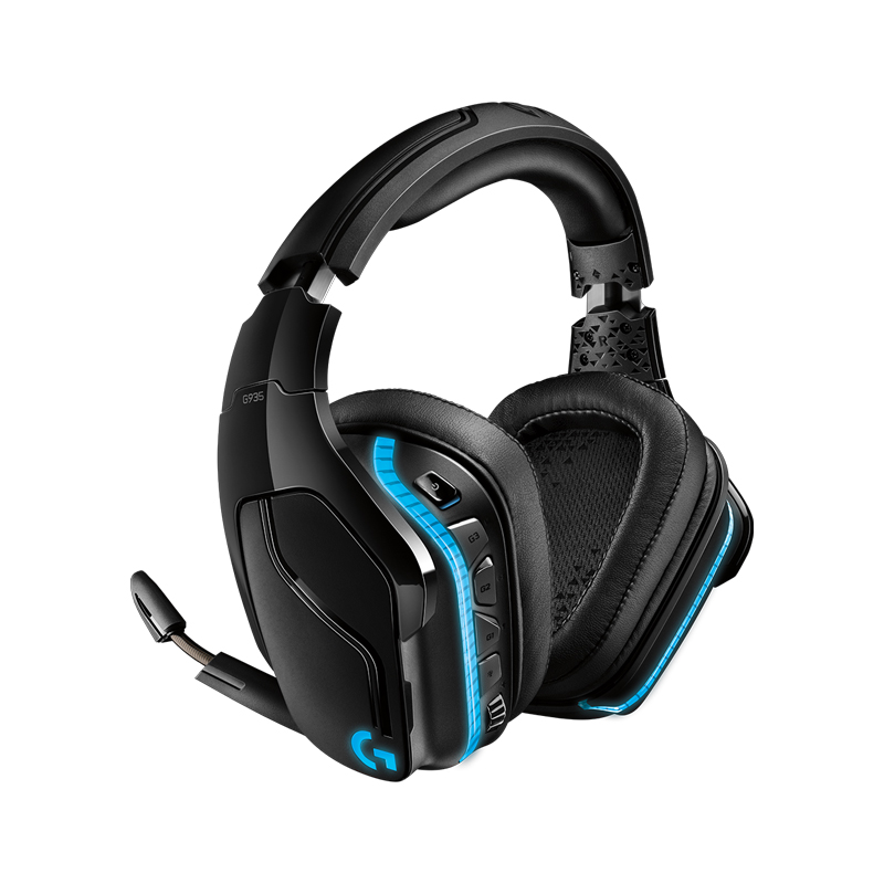 Auricular LOGITECH G935 WIRELESS 2.4 GHZ - 3.5MM PLUG RGB BLACK (981-000742)