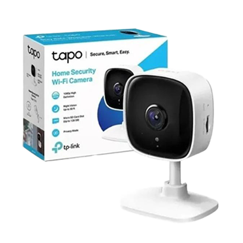 Cámara IP Cloud interior TP-Link visión nocturna con soporte micro SD detector de movimiento FHD (TAPO C100)