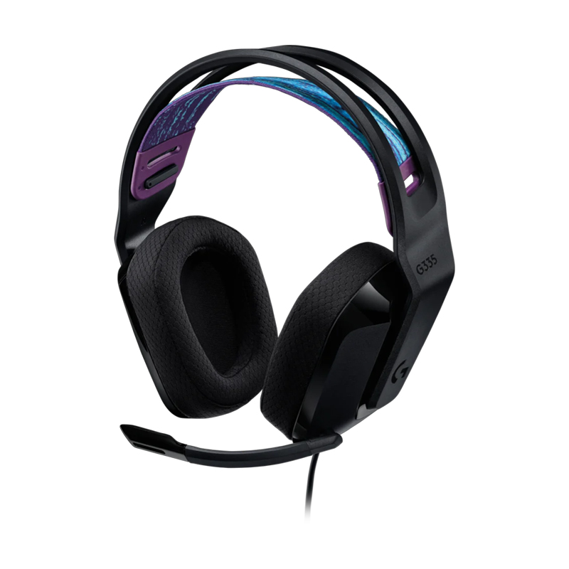 Auriculares G335 Con Micrófono Y Cable Gaming Logitech G Color Negro