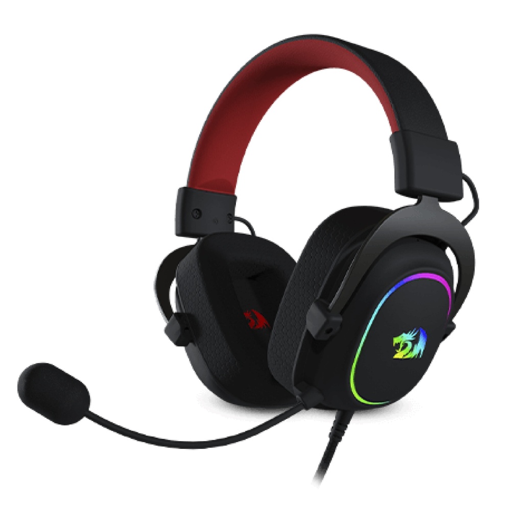 Auricular Redragon Zeus X RGB Negro