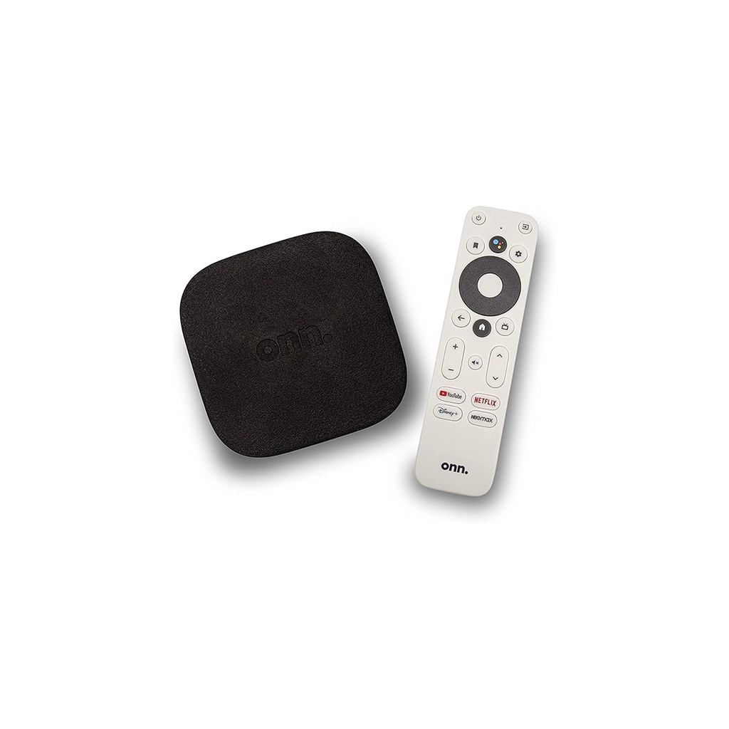 ONN GOOGLE TV BOX 4K NEGRO HDMI CON CONTROL REMOTO SIN FUENTE