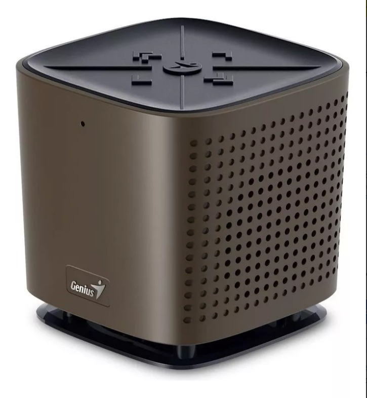 Parlante Genius portátil bluetooth chocolate microfono manos libres (SP-925BT)