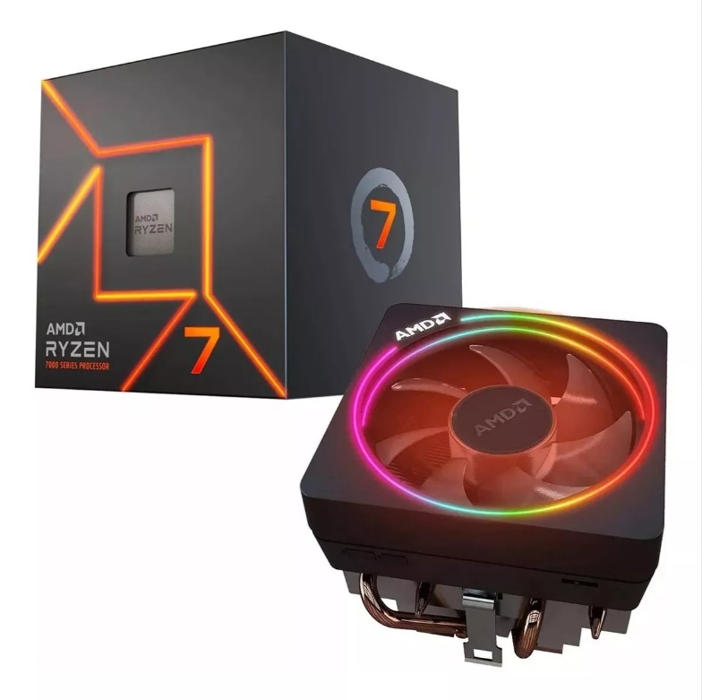 Procesador RYZEN 7 7700X AM5 C/VIDEO S/COOLER (100-100000591WOF)