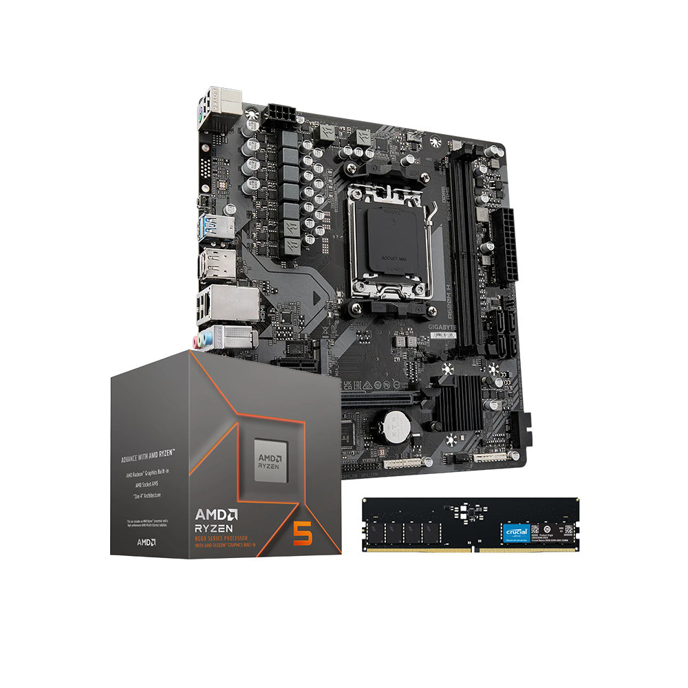 Combo Actualización PC AMD Ryzen 5 8500G + mother A620 + 16GB RAM
