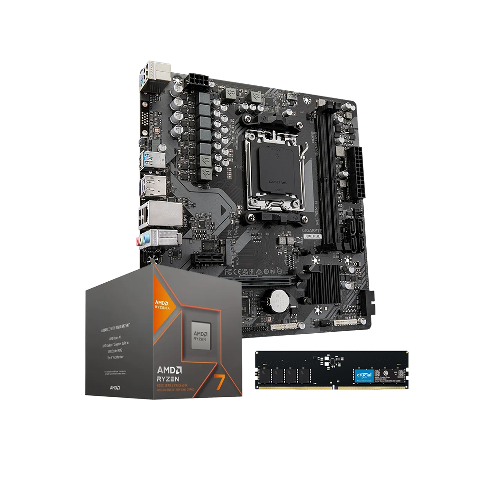 Combo Actualización PC AMD Ryzen 7 8700G + mother AM5 + RAM 16GB