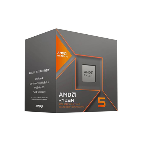 Procesador AMD RYZEN 5 8600G 4.3GHZ - 5.0GHZ 22MB CACHE AM5 (100-100001237BOX)