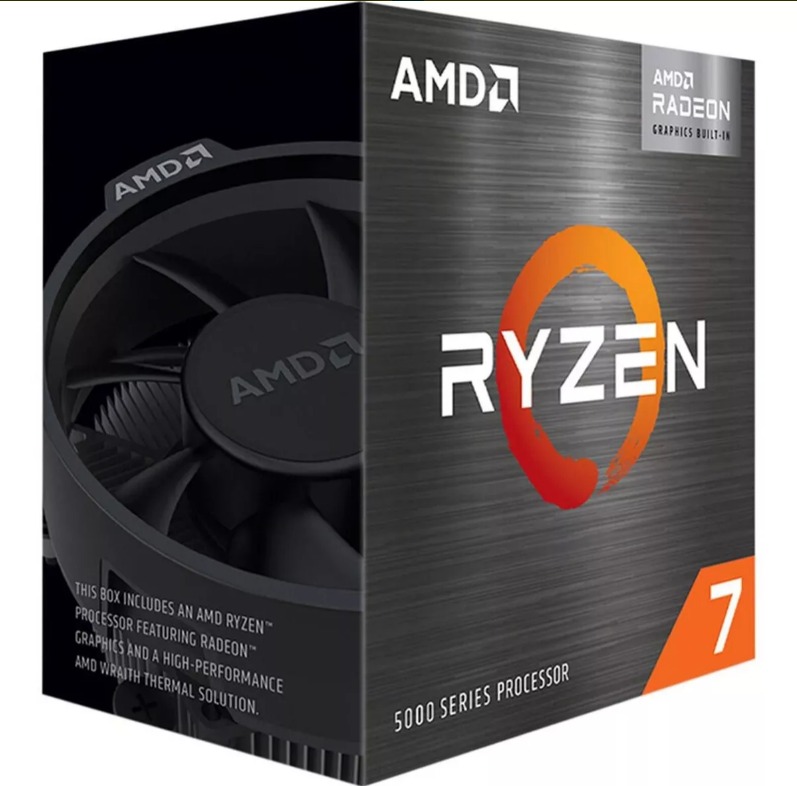 Procesador AMD Ryzen 7 5700X 8C 3.4GHz 4.6GHz 36MB Cache AM4 sin cooler sin video (100-100000926WOF)