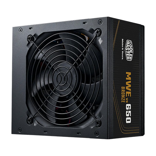 Fuente Cooler Master 650W 80+ Bronze MWE V3 (MPE-6501-ACAAW-3BAR)