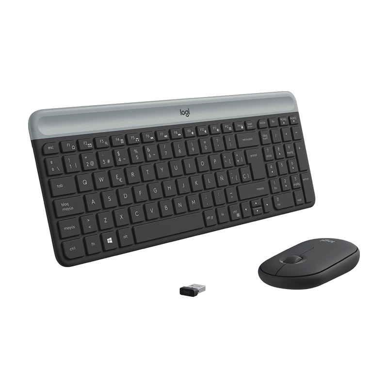 Teclado y Mouse Logitech MK470 Wireless negro (920-009266)