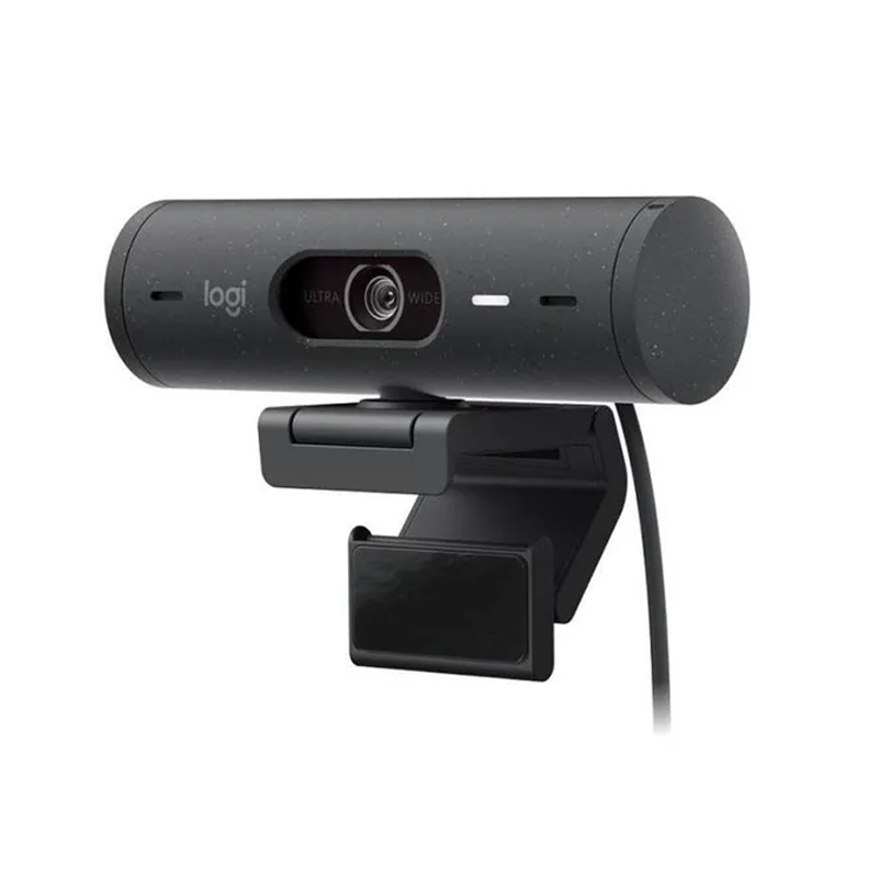 Camara web Logitech Brio 500 Fhd Black (960-001412)