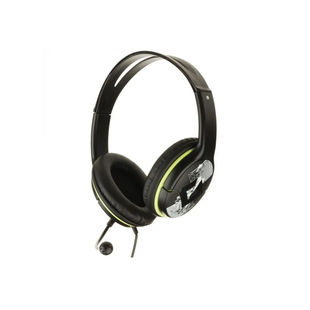 AURICULARES GENIUS HEADSET BLACK/GREEN (HS-400A) Outlet