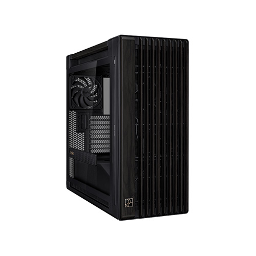 GABINETE ASUS PROART PA401 BLACK WOOD TEMPERED GLASS (LARGO 412 mm x ANCHO 225 mm x ALTO 503 mm) (PA401/BK/WOOD/TG)