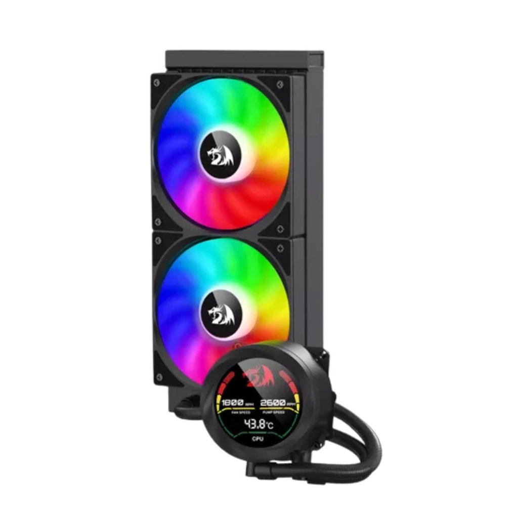 Cooler CPU Redragon Water Cooling CCW-1019 240mm ARGB Negro (6950376726650)