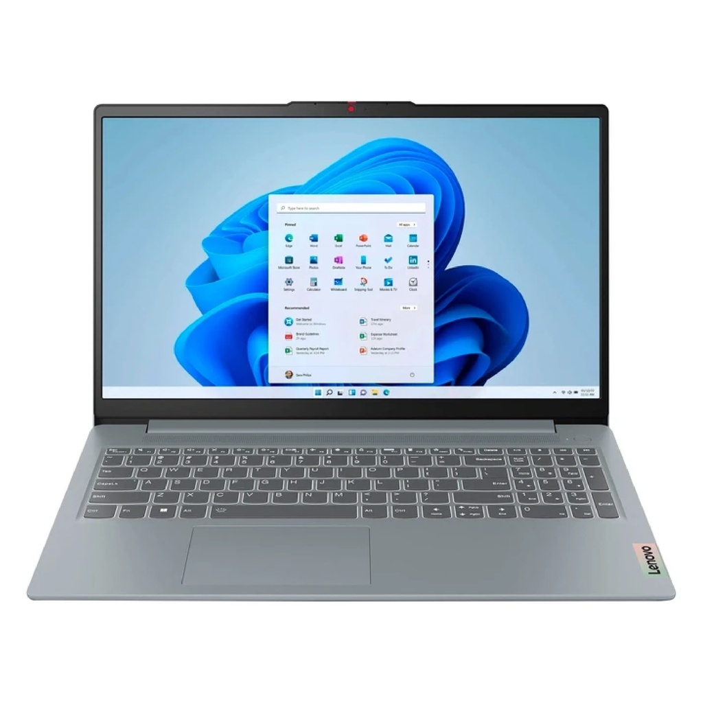 Notebook Lenovo IdeaPad Slim 3 arctic grey AMD Ryzen 7 5825U 15.6" FHD touch 16GB RAM 1TB SSD M.2 Windows 11 Home teclado inglés (82XM00LMUS)