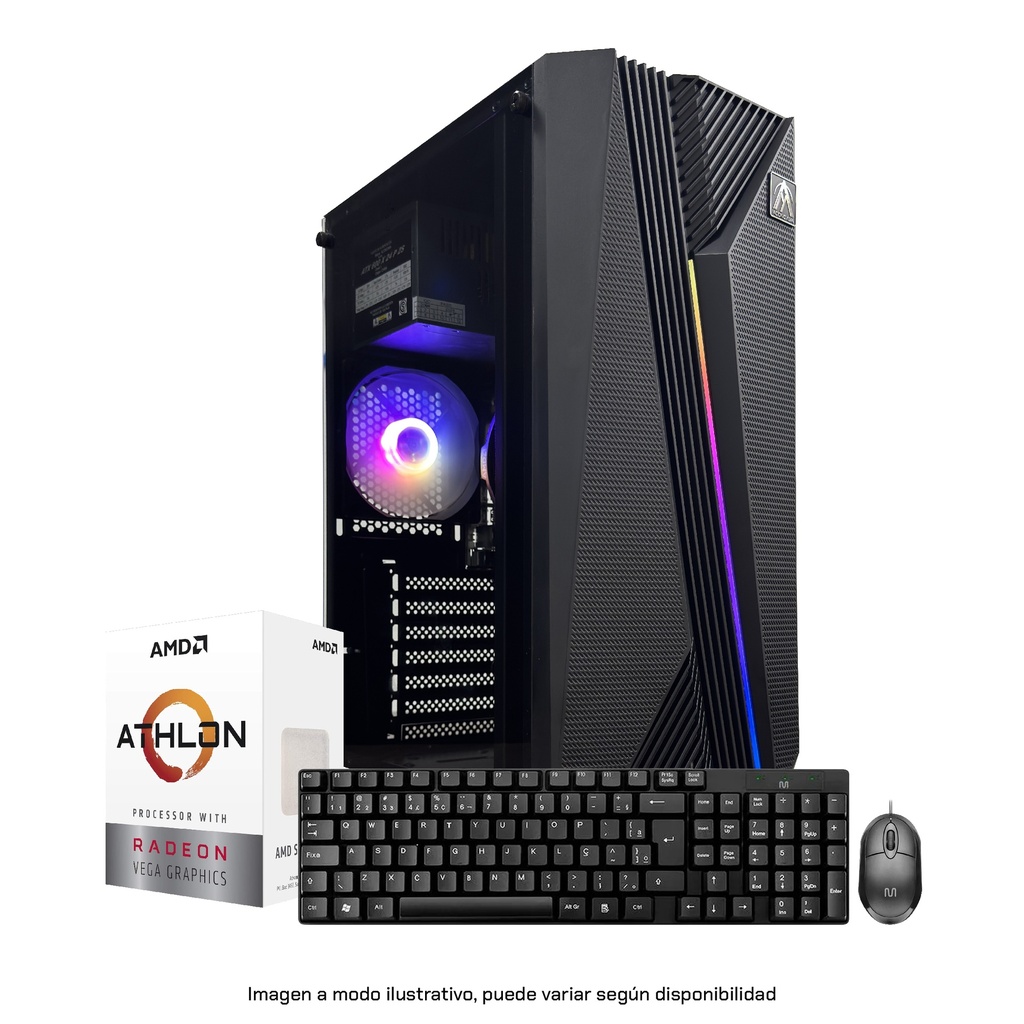 PC AMD 3000G 8GB 240GB kit