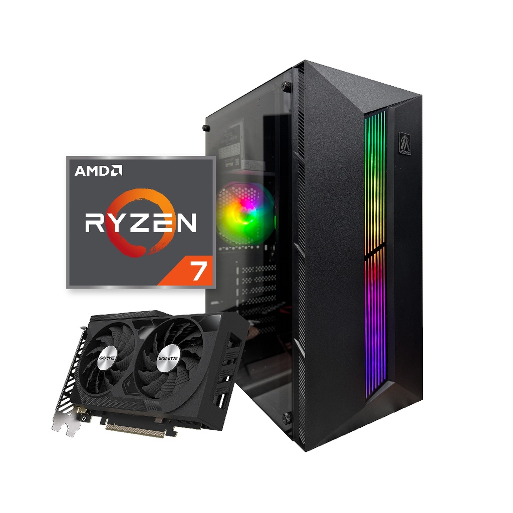 PC AMD 5700G 32GB 1TB WIFI RTX 3050 RGB Nebula