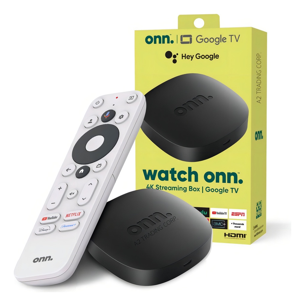 ONN GOOGLE TV BOX 4K NEGRO HDMI SIN CONTROL REMOTO SIN FUENTE Outlet