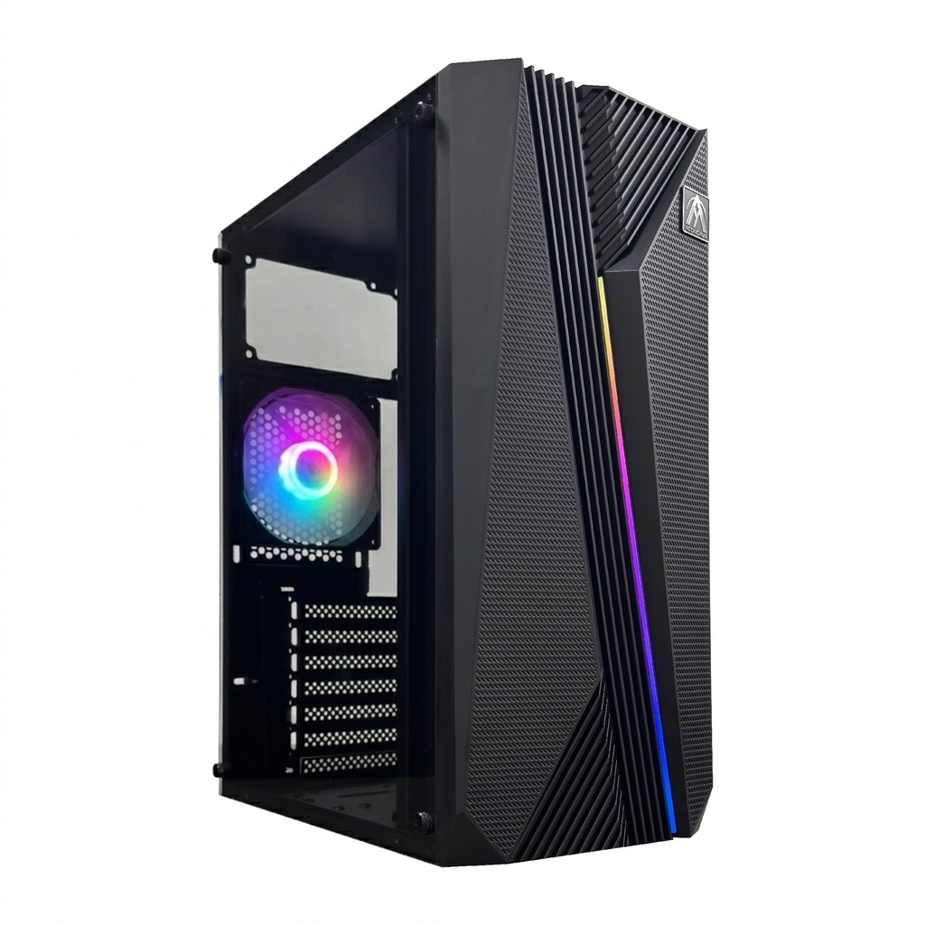 Gabinete Aconcawa Ultimate gaming series RGB sin fuente (LB-100L-SF)