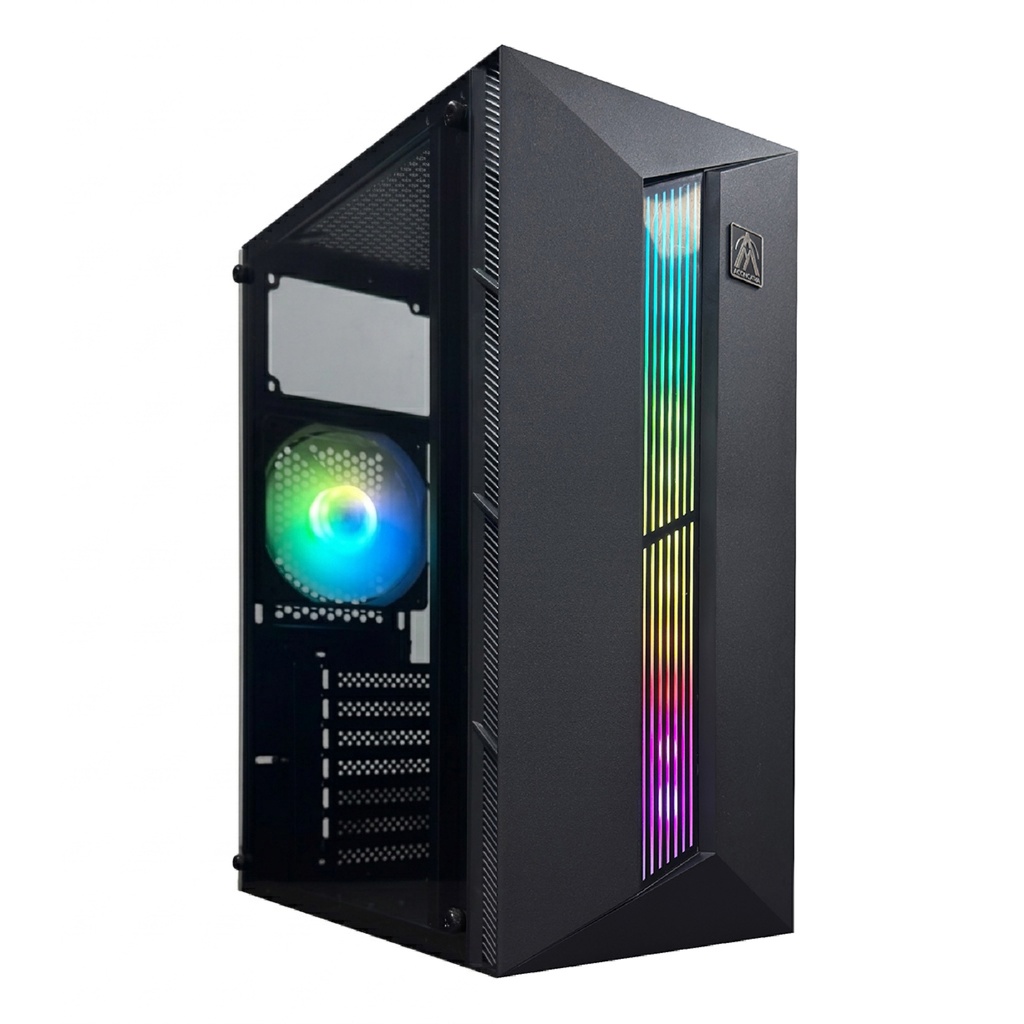 Gabinete Aconcawa Ultimate Gaming Series RGB sin fuente LB-120-SF