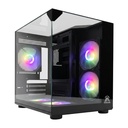 Gabinete Aconcawa Predator pecera 5 coolers RGB M-ATX GB-KIT002SF