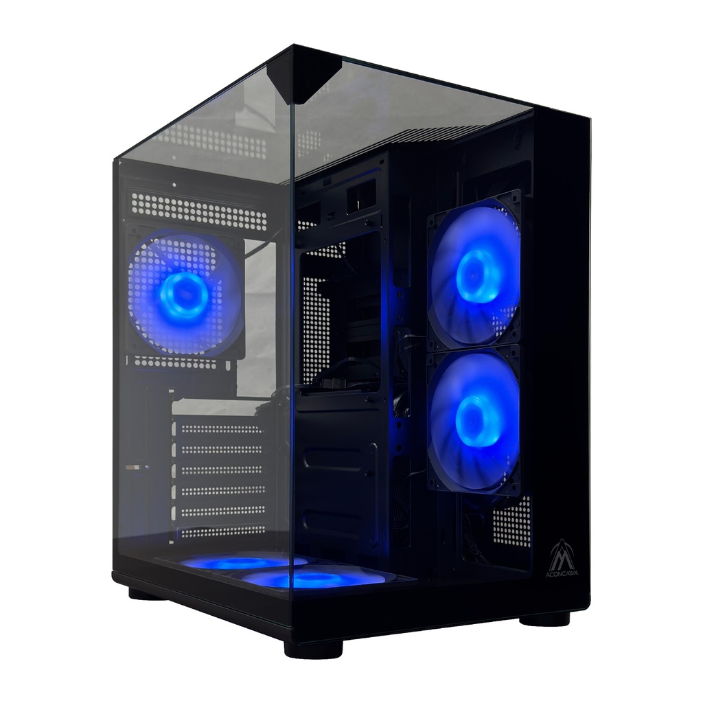 Gabinete Aconcawa Jarvis 5 coolers RGB M-ATX GB-KIT004SF