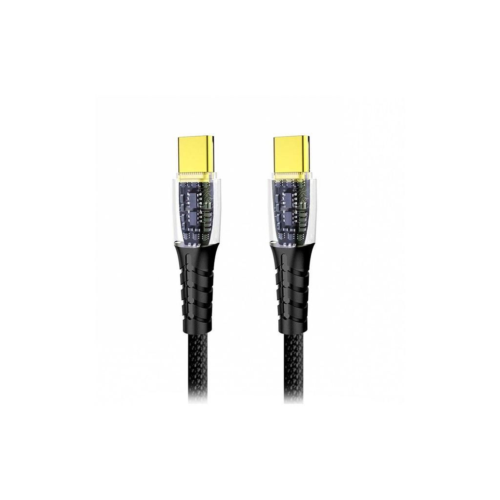 Netmak Cargador tipo c a c 1m 60w (NM-122)