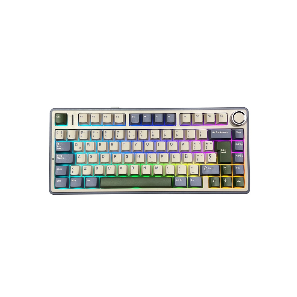 Teclado Mecánico Aula F75 Inalámbrico Español (6978080501561)