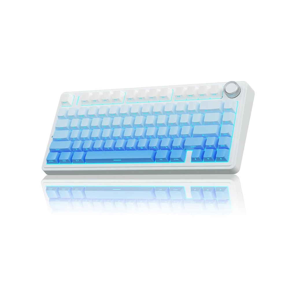 Teclado Mecanico Aula F75 Degradee Inalambrico azul (6948391296920)