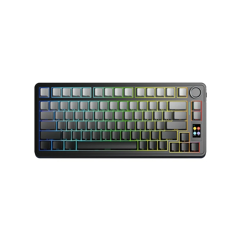 Teclado Mecanico Aula S75 Pro Degradee Inalambrico negro (6978080502155)