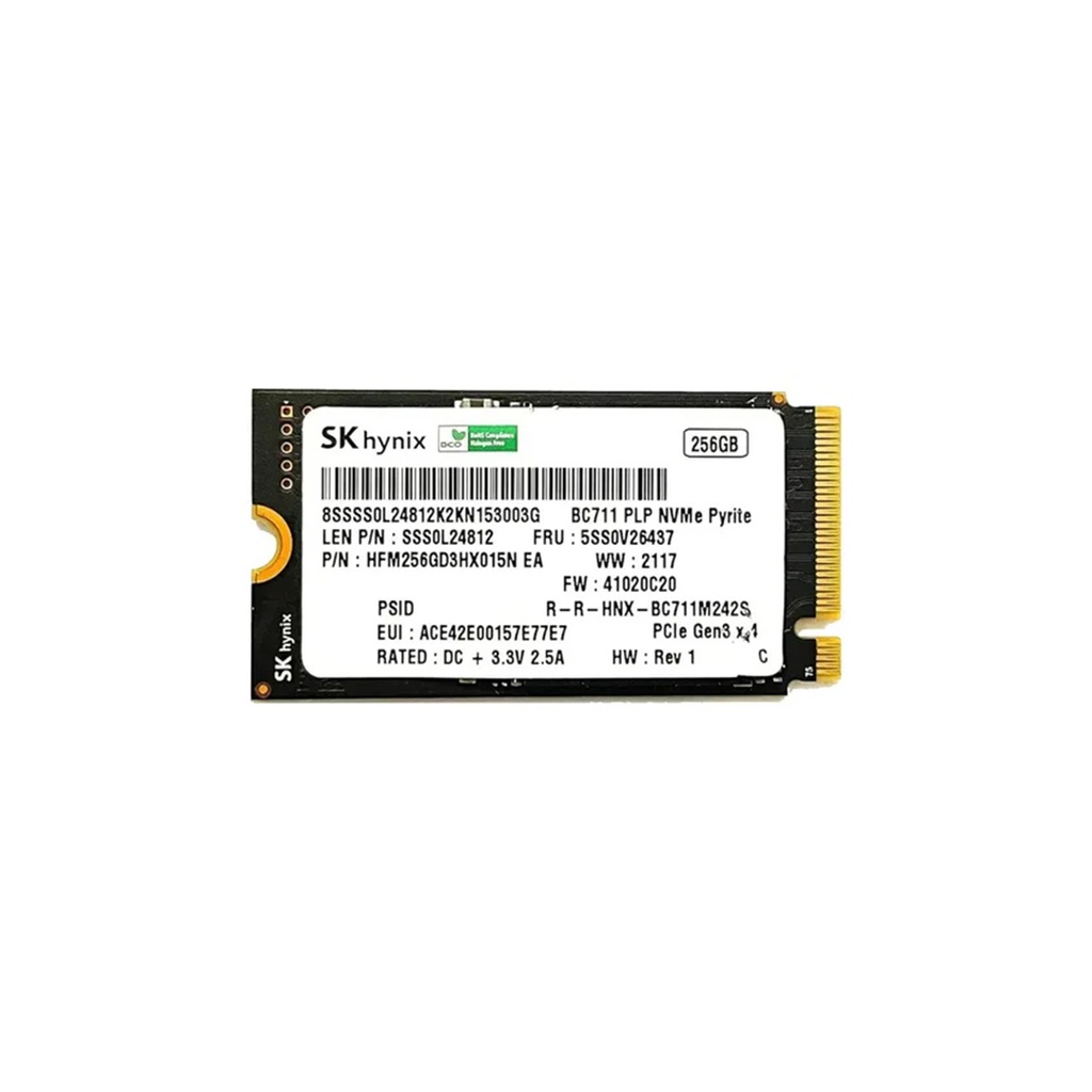 DISCO SOLIDO SSD SKHYNIX 256 GB PVC10 M2.2242 NVME (SSS1P00646) OEM