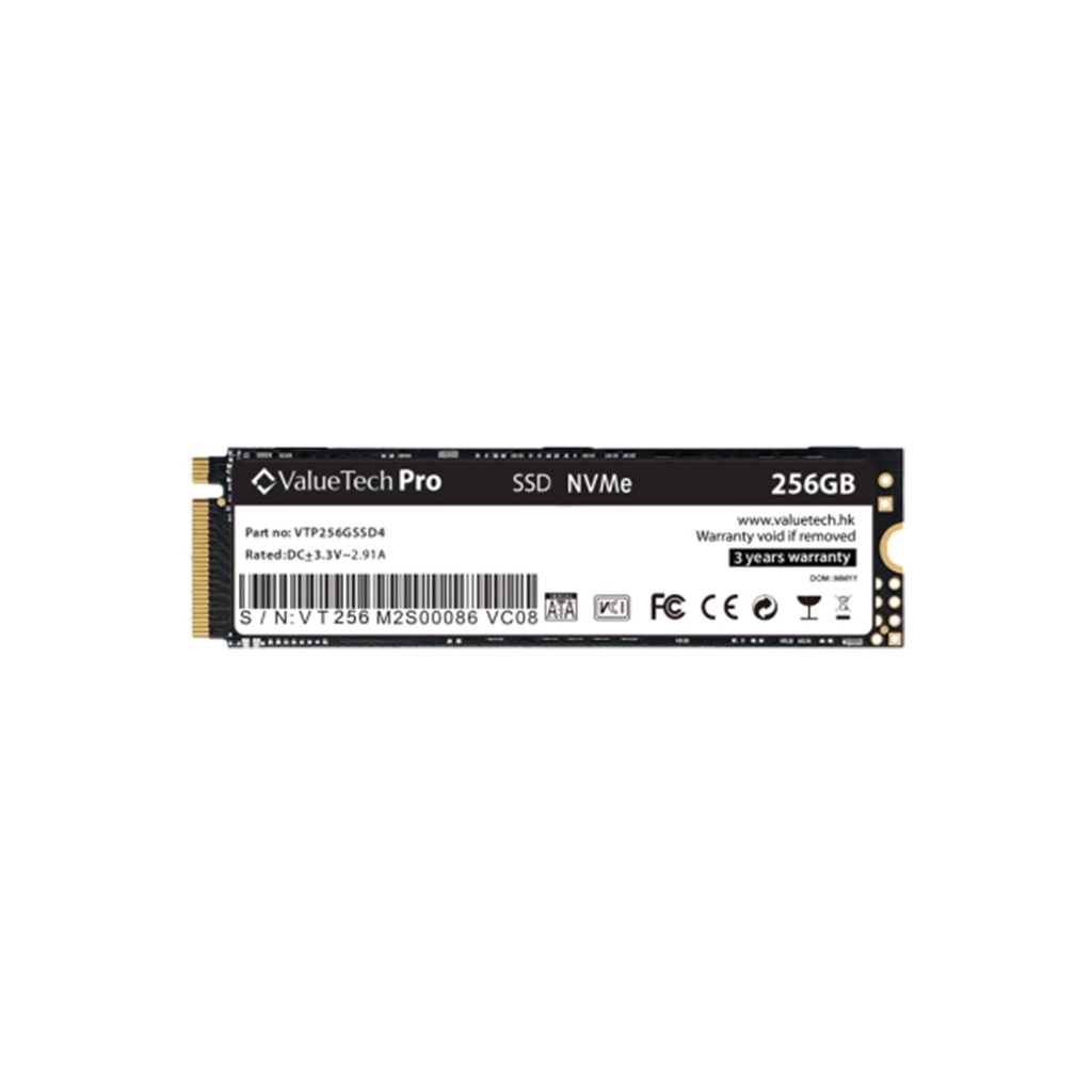 Disco Sólido SSD M.2 256GB ValueTech Pro (VTP256GSSD3)