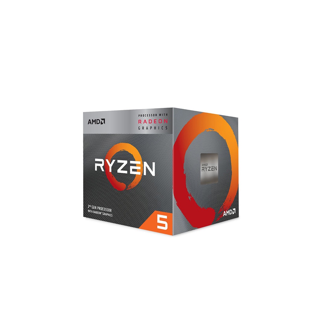Procesador RYZEN 5 3400G TRAY SIN COOLER (YD3400C5M4MFH) (Para PC Armada)
