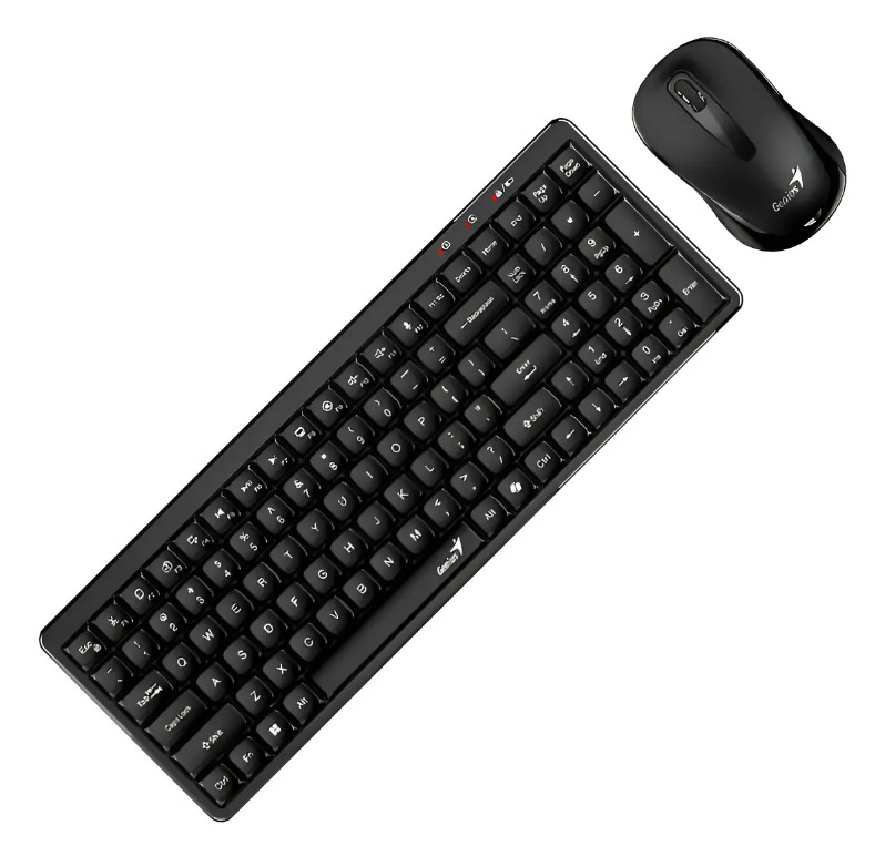 Teclado Y Mouse Genius Luxemate Q8100 Wireless Black