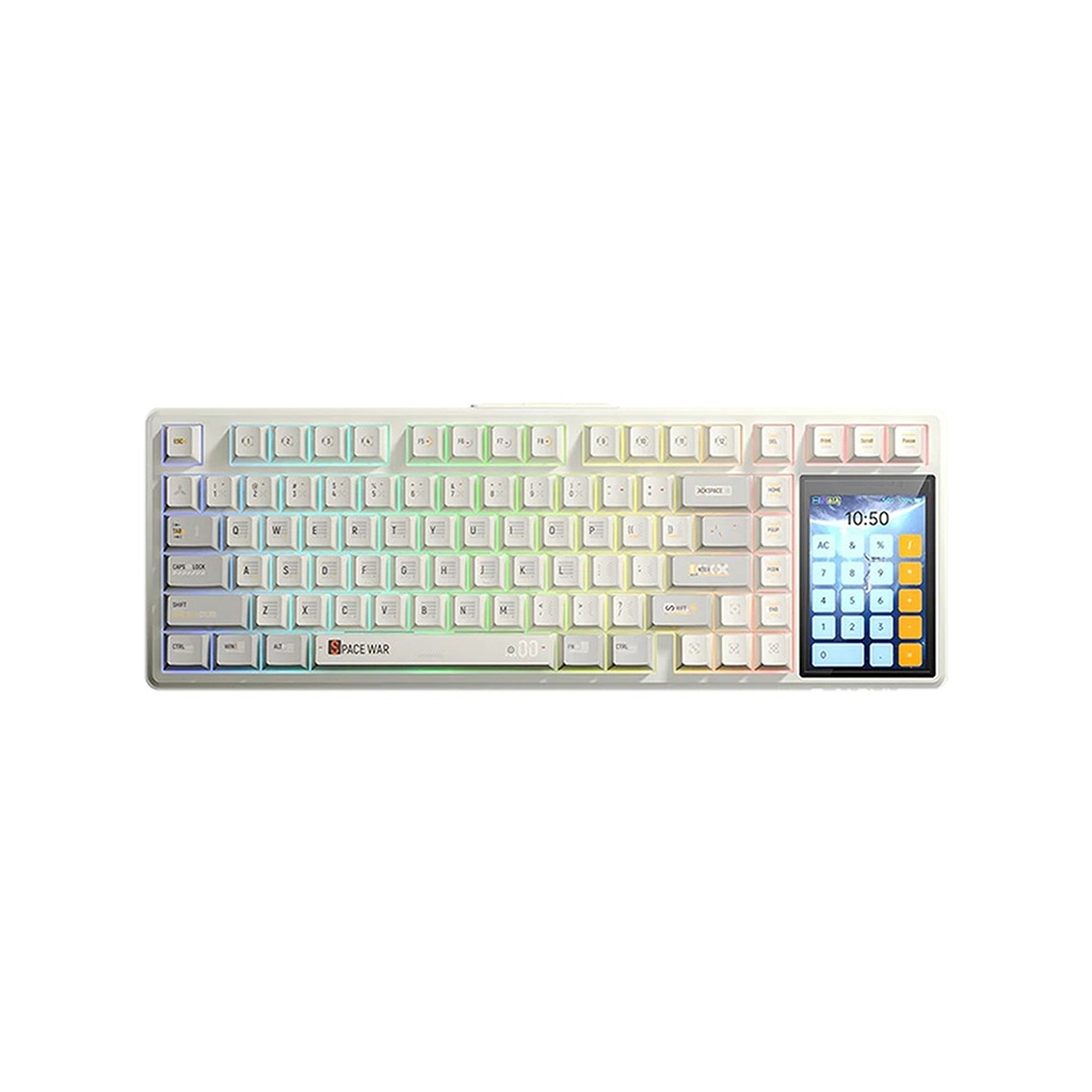 Teclado Mecánico Aula L99 Vector RGB Tri-Mode 75% con Pantalla IPS 3.98" (6978080503626)