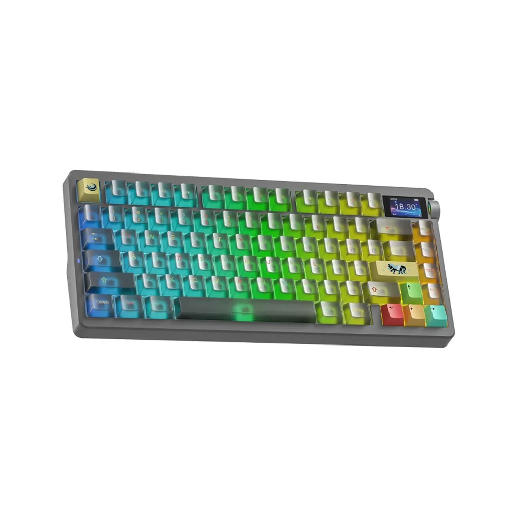 Teclado Mecánico Aula Nova 75 Vector RGB Tri-Mode 75% con Pantalla Inteligente (6978080503527)