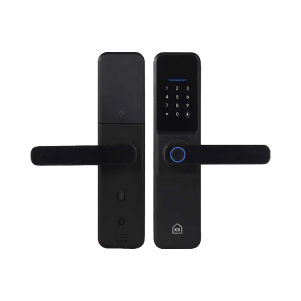 Cerradura Eléctrica Kanji Black W971 WiFi App Huella Digital Negro (W971)