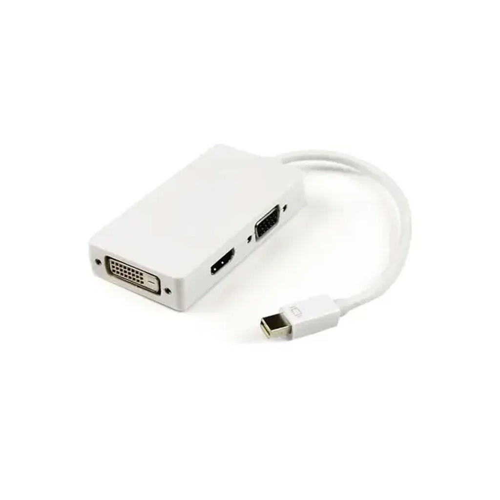 Adaptador Mini DisplayPort KANJI a HDMI VGA DVI