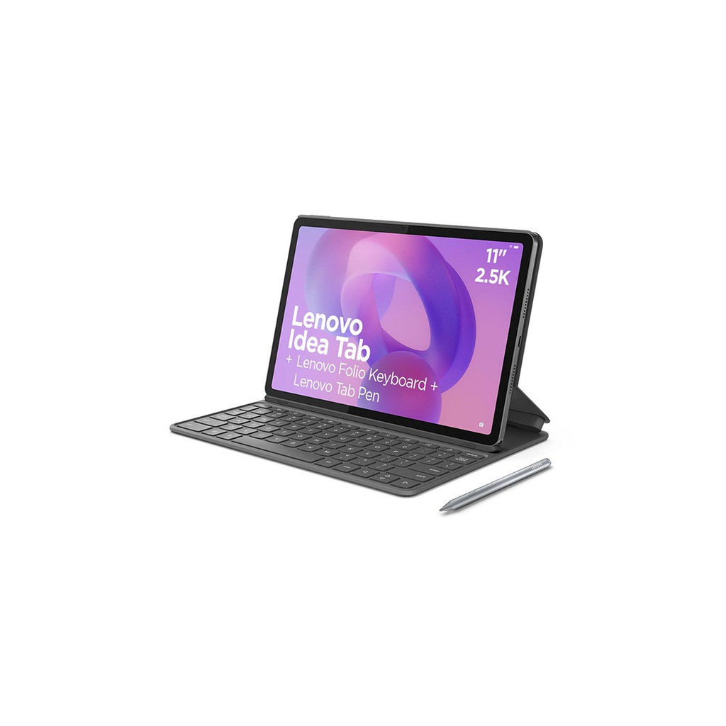 Tablet Lenovo Tab 11" 2.5K 8GB 128GB luna grey con folio y Lenovo Tab Pen Plus (TB336FU)