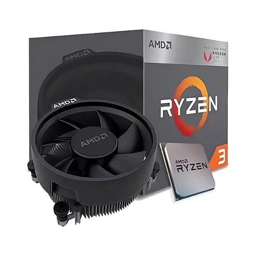 Procesador RYZEN 5 3400G 4C 3.7GHZ 4.2GHZ 6MB CACHE CON VGA AM4 (YD3400C5FHSBX)
