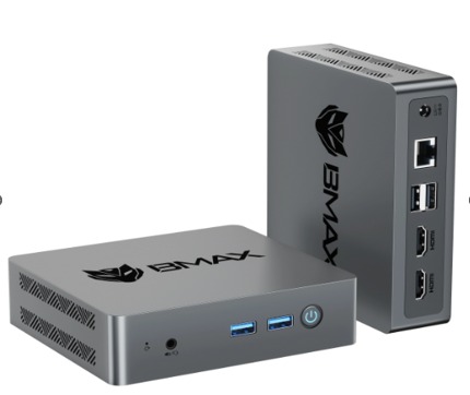 Mini PC Bmax B3 Pro Intel Celeron N4500 8GB 256GB SSD Windows 11 PRO gris