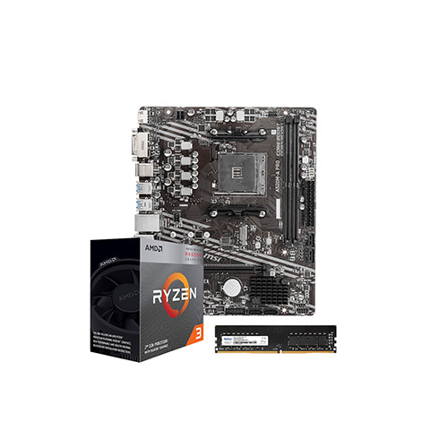 Combo Actualización PC AMD Ryzen 5 3400G TRAY + mother A520 + 8GB RAM