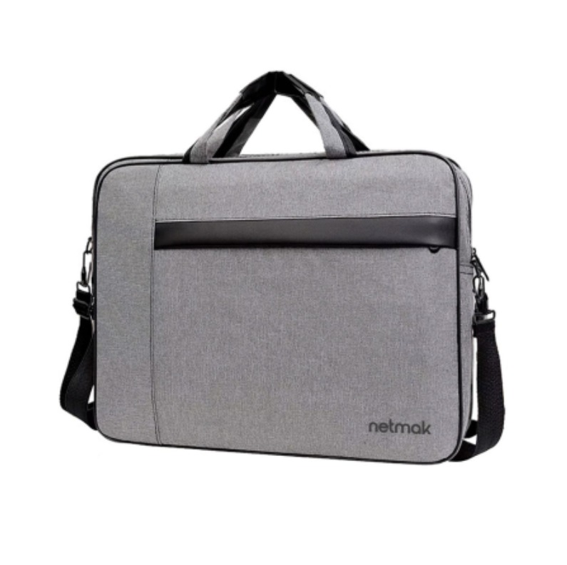 Maletín Porta Notebook 15.6" Gris (Nm-Ml2)