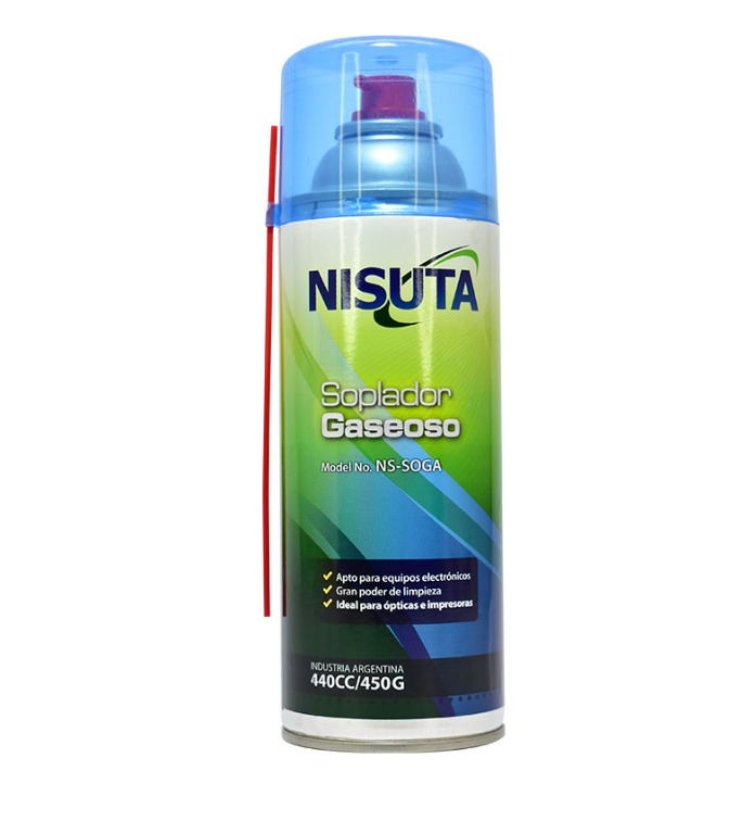 Soplador Gaseoso Nisuta 440CC-450G Aire Comprimido (NSSOGA)