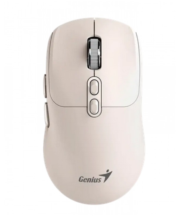 Mouse Genius Nx-8080S Wirelles 2.4 - Bluethooth IA Milk tea (NX-8080S BT)