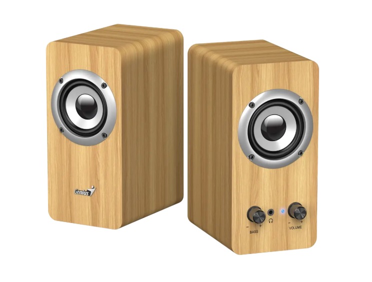 Parlante Genius Sp-hf400 Pine Wood