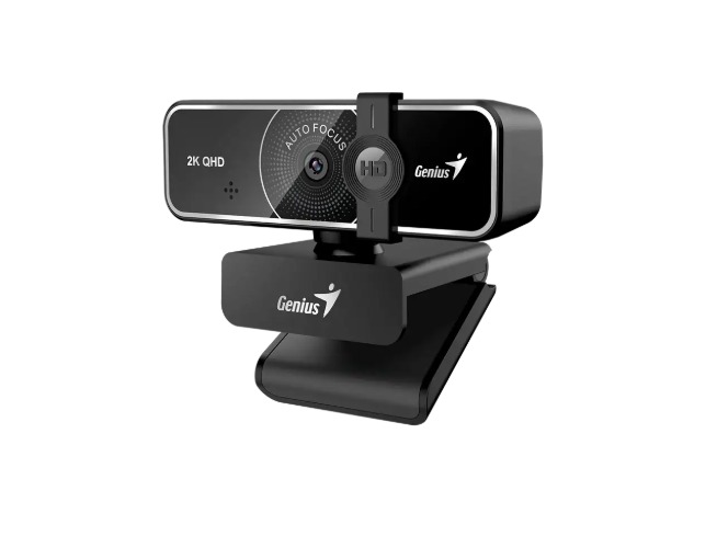 Webcam Genius Facecam 3000af Black Qhd 2k 60fps Con Tapa